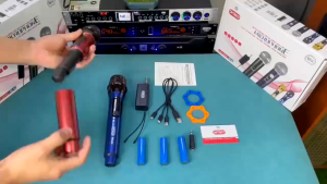 bộ micro không dây karaoke Dành cho mọi LOA KÉO  ÂM LY  Vang Số
