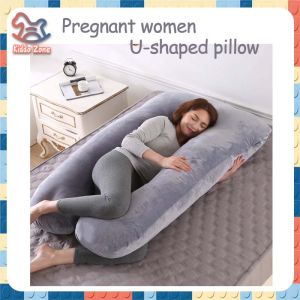 4 Designs 1.3M Premium Quality U Shape Pregnant Pillow Multifunctional Back Protect Pregnant Pillow Mommy Pillow Maternity