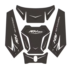 Tank Pats Rubber Protector Honda ADV 160 Premium Rubber Embossed Thick Body Protector / Accessories