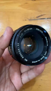 MINOLTA MC ROKKOR-PF 50MM.F1.7  MD MOUNT