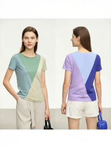 AMII | Color Block Slim Fit T-Shirt