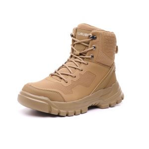 Four Season Safety Shoes Men Steel Toe Anti Smashing Anti Piercing Lightweight Breathable Work Boots Protective Footwear