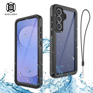 Shellbox  PC TPU Lens Protection Rugged and Durable Fully Sealed IP68 Waterproof Phone Case S25FE  S25egde Ultra S23 S24 Serie