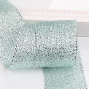 25 Yards Metallic Glitter Ribbon Double Face Satin Ribbons For Gift Wrapping Birthday Christmas Wedding Party Craft Decoration