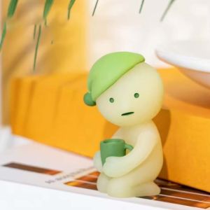 Bandai | New toy！！ Surprise Gift blind box action figures Yoga series multiple doll green noctilucent mysterious decoration model for toy
