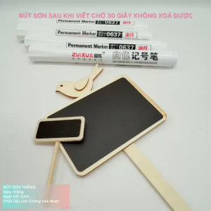 ZUIXUA - bút sơn trắng không thấm nước ngòi nét 2mm - xem trong mô tả