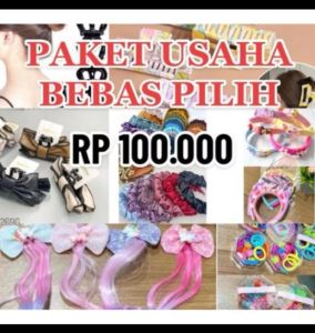 Paket Usaha Aksesoris Rambut Mix All