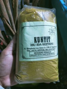 Bubuk kunyit - bubuk kunir - kunyit murni - 500 gr