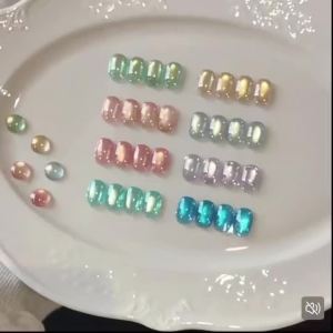 MIANEL 10ml Satin Cat Eye Gel Sơn Móng Tay Trong Suốt Hạt Thủy Tinh Nail Art Cho Mùa Xuân Hè Bán Chạy Nhất