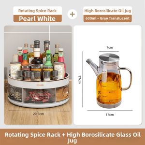 youqin | Rotatable Multi-section Seasoning Storage Rack