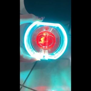 Lampu Projie Biled Ala Ala 45 Inch Cut Off High Low Kuning Putih 35 Watt Plus Devil Plus Shroud BMW 5 Kabel Universal