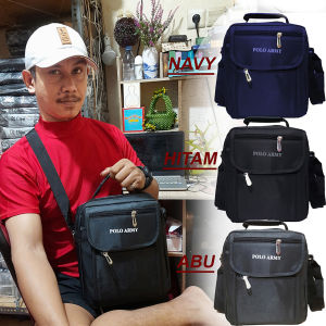Polo Army Tas Selempang Pria Import Tas Massanger Import 60070 Waterproof Besar