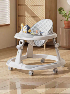 QIAOLEXIONG | Multifunctional O-leg Prevention Walker Pusher Anti-tip Foldable Baby Walker