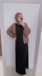 INNER DRESS SLEEVELESS SINGLET DALEMAN DRESS MUSLIM INNER GAMIS / DALEMAN GAMIS POLOS BASIC MOSCREPE
