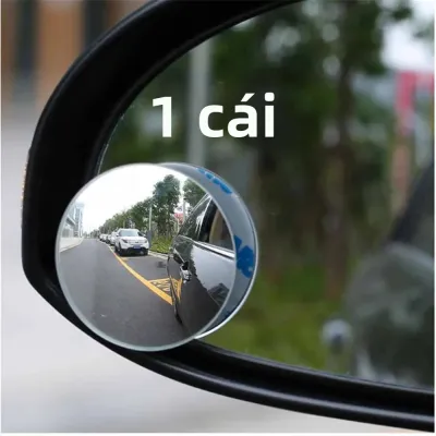 Gương Chiếu Hậu Ô Tô HD Không Viền Xoay 360 Độ Loại Lồi Loại Bỏ Điểm Mù Góc Rộng Hỗ Trợ Đỗ Xe