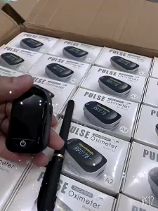 A2 Digital Pulse Oximeter Oxymeter TFT LCD LED Heart Rate Blood Pressure Oxygen Finger Fingertip Portable Oxygen SPO2 PR PI BPM