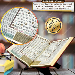 Al Quran Terjemahan Tajwid Warna Warni Lengkap A5 HC Alquran dan Terjemahannya30 Juz Sedang