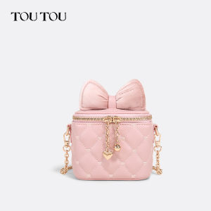 TOUTOU | Lovely Bow Grid Bag