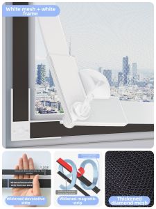 ZTION | Self-adhesive Invisible Insect-proof Window Curtain