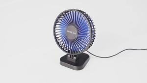 228[Local Stock]OPOLAR USB Desk Fan Small but Mighty Quiet Portable Fan for Desktop Office Table 40 °   Adjustment for Better Cooling 3 Speeds 4.9 ft Cord