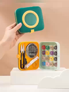 Hộp kim chỉ may vá 2 tầng nhiều phụ kiện nhỏ gọn tiện lợi