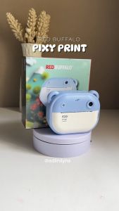 Red Buffalo PIXY Print Instant Kids Camera Single Lens Rechargeable Ink-Free Thermal Paper