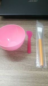 Bát Thìa Chổi Gỗ Đắp Mặt Nạ