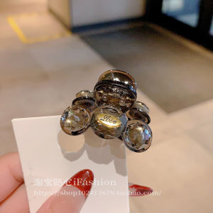 Small Size Letter Crystal Shark Hair Clip Fashionable Hair Accessories Half Updo Hair Grips Scalp Scrunchies Korean Style