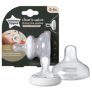 Tommee Tippee Closer To Nature Breast-like Soother Orthodontic Soothers