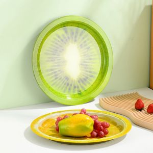 Piring Buah Tahan Karat & Piring Saji Serbaguna: FR-C1235 Piring Buah Nampan Saji Bentuk Buah Tahan Karat Serbaguna / Wadah Piring Saji Fruit Plate