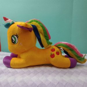 boneka kuda poni pony unicron terbang 35cm imut halus lembut