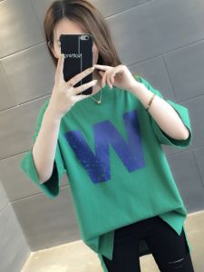 Loose Fit plus Size round Neck Pure Cotton Womens T-Shirt Short Sleeve Summer New Style European Half Sleeve Small Shirt