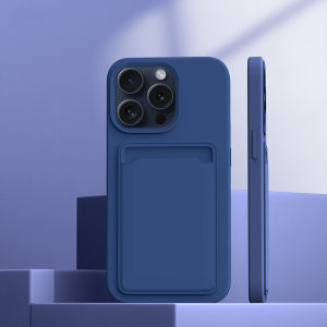 A&M | Vỏ Đựng Thẻ Cho iPhone Chất Liệu Silicone Mềm Có Khe Đựng Thẻ