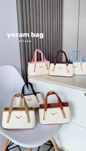 Veleryn Hand Bag Mini Muat HP Tas Wanita Terbaru elleya Free Selempang Bahan Kulit Sintetis 1 Ruang Tas Mini Simpel Minimalis Elegant