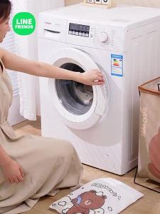 100% Authentic Line Friends Laundry Bag Anti-deformation Mesh Bag Thickened Fine Mesh Cleaning Bag Anti-deformation Anti-winding Anti-pulling Classified Washing with zipper LFB278