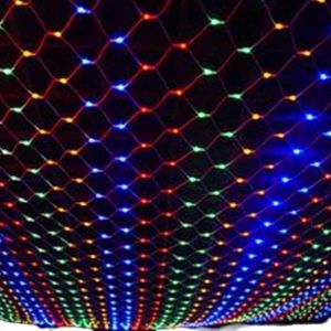 96LED 220v EU Plug LED สุทธิตาข่าย String ไฟตกแต่งคริสต์มาสตกแต่งหน้าต่างตาข่ายไฟสําหรับงานแต่งงานวันเกิด