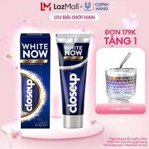 Kem đánh răng CLOSEUP White Now - Trắng Bật Tông 3X tức thì từ Công nghệ Ánh Sáng Xanh 100g