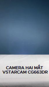 Camera ngoài trời SEKA VSTARCAM CG663DR màn hình kép chống nước chống bụi ip66 hình ảnh sắc nét góc quay siêu rộng