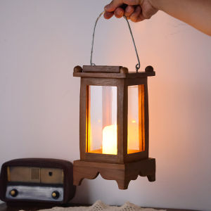Farmhouse Lanterns Home Decor Wood Lanterns Wedding Decorations Vintage Candle Lanterns Patio Fireplace Table Decor Garden Decor