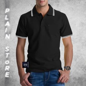 PS | PAKET 3 pcs Polo SAKU | Kaos Polo Shirt Pria | Atasan Lengan Pendek