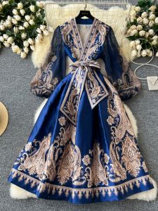 Váy Dạ Hội Cao Cấp Cho Nữ Thường Ngày Có Thắt Lưng Váy Dài Chữ A Váy Dự Tiệc Váy Dài Tay Váy Chữ A Váy Dài Vừa Phải