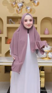 Kesya789-Hijab Pasmina Oval Jersey Premium Size Jumbo 200cm