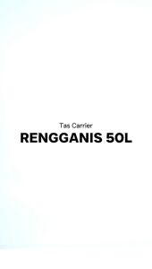 Tas Gunung / Carrier Premium Rengganis 50 Liter Arei Outdoorgear