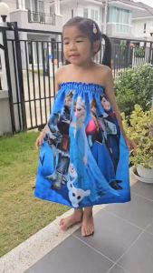 กระโจมอก ผ้านาโน ลายการ์ตูน เด็กโต 5-15 ขวบ พร้อมส่ง ผ้านุ่มใส่สบายแห้งง่าย