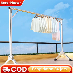 Super Master Foldable Sampayan Stainless Steel Clothes Rack Laundry Drying Rack Hanger Stand Indoor Outdoor rack