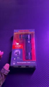 NICRON B75/B75T Rechargeable Flashlight with 1000 Lumens 395nm Ultraviolet lighting and Red lighting  90 Degree Swivel  head Flashlight with Magnetic Base IP65 Waterproof for Night Hunting Camping Emergency Night Vision