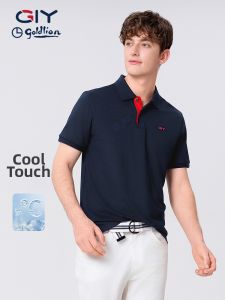 GYgoldlion | Cooling Mens Polo Shirt
