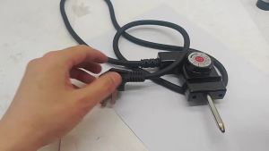 3C Certified Multifunctional Electric Food Warmer Temperature Control Line 10A Bold Power Cord Electric Frying Pan Rice Cooker Hot Pot Line 02453