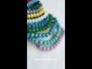 gelang crystal/gelang kristal ceko bening/gelang tangan/gelang tangan wanita