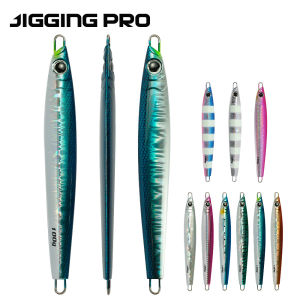 Jiggingpro 60g 80g 100g 130g 160g 200g ở lại đồ gá kim loại mồi câu cá mồi Jig dọc